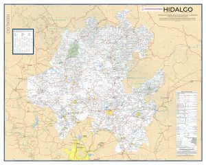 Mapa de carreteras de Hidalgo