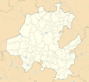 Mapa mudo de Hidalgo