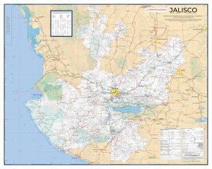 Mapa de carreteras de Jalisco
