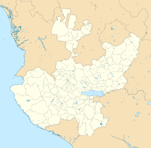 Mapa mudo de Jalisco