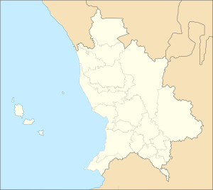 Mapa mudo de Nayarit