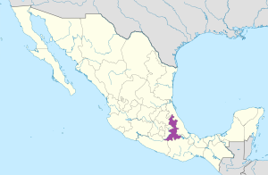 ¿Donde se encuentra el estado de Puebla?
