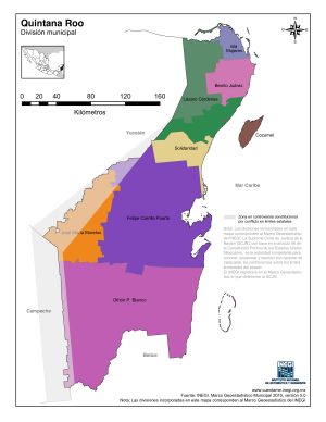 ¿Cuáles son los municipios de Quintana Roo?