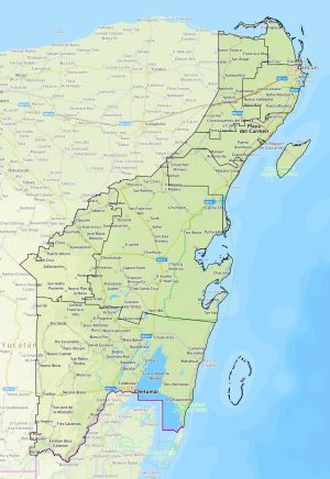 ¿Cuáles son las principales ciudades de Quintana Roo?