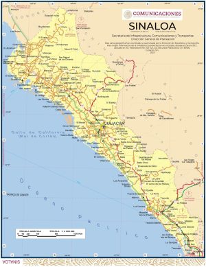 Mapa de Sinaloa