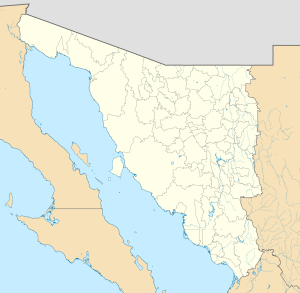 Mapa mudo de Sonora