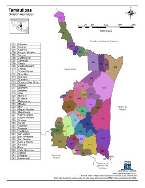 ¿Cuáles son los municipios de Tamaulipas?