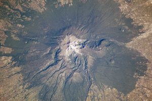 El volcán la Malinche entre los estados de Tlaxcala y Puebla