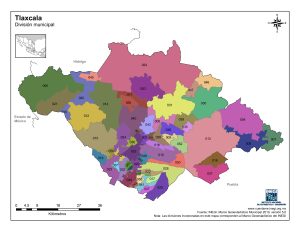 ¿Cuáles son los municipios del estado de Tlaxcala?