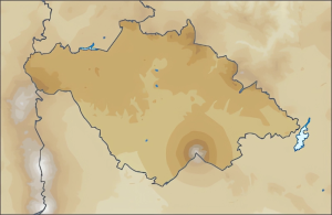 Mapa físico en blanco del estado de Tlaxcala. Mapa físico en blanco del estado de Tlaxcala.