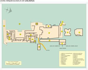 Zona arqueológica de Cacaxtla.