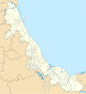 Mapa mudo del estado de Veracruz