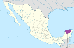 ¿Donde se encuentra el estado de Yucatán?