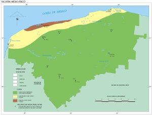Mapa climático de Yucatán.
