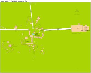 Zona arqueológica de Dzibilchaltún.