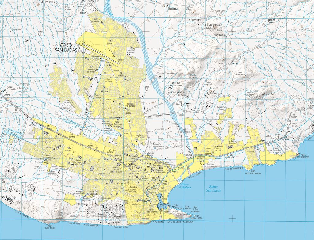 Plano de Cabo San Lucas.