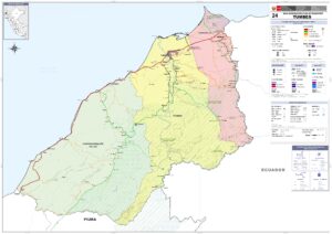 Las principales ciudades del departamento de Tumbes