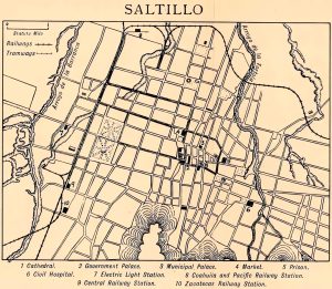 Saltillo en 1918.