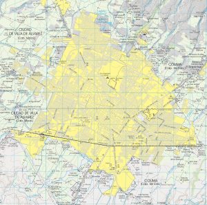 Plano de la ciudad de Colima