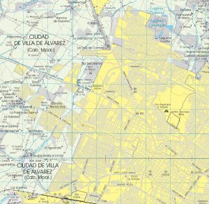 Plano de Villa de Álvarez