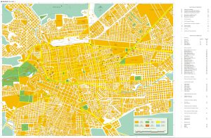 Mapa de la ciudad de Durango.