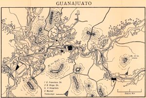 Ciudad de Guanajuato en 1918.