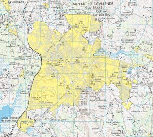 Plano de San Miguel de Allende