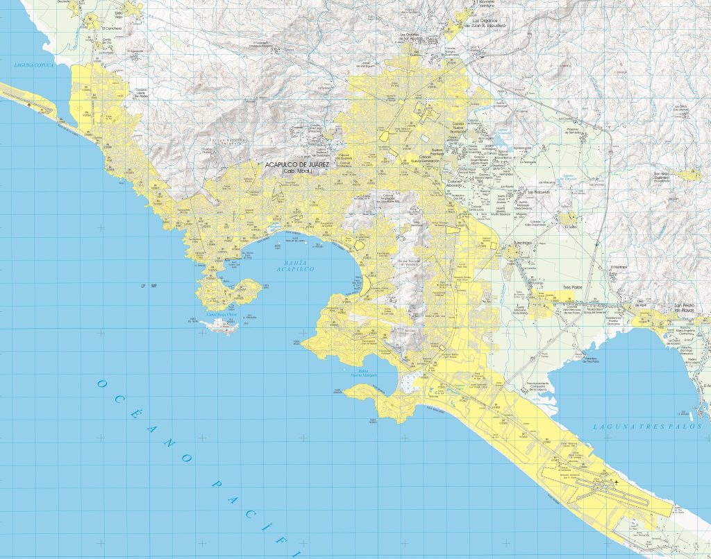 Plano de Acapulco.