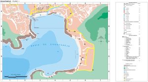 Mapa de Zihuatanejo.