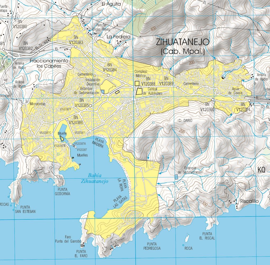 Plano de Zihuatanejo.