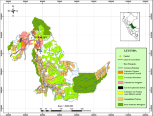 Extracción de petróleo, gas, minerales en Ucayali, Perú