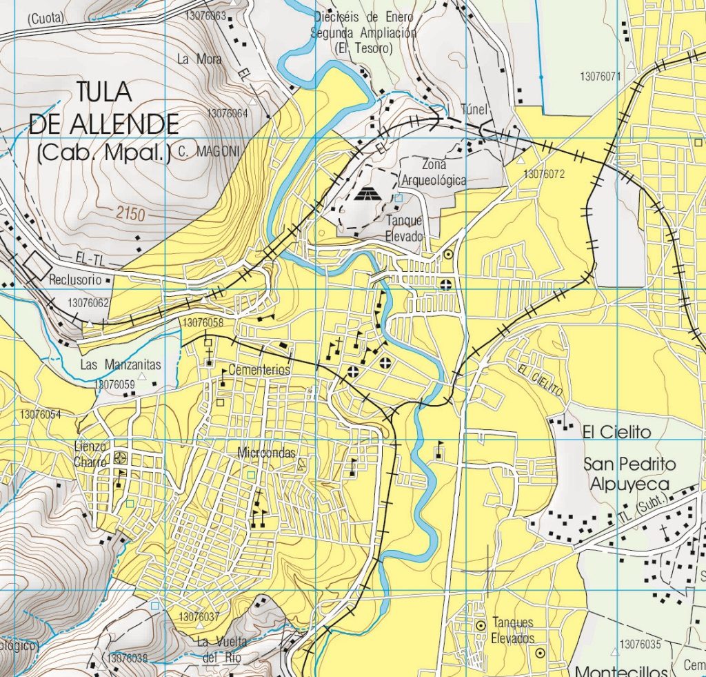 Plano de Tula de Allende.