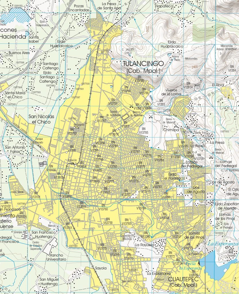 Plano de Tulancingo.