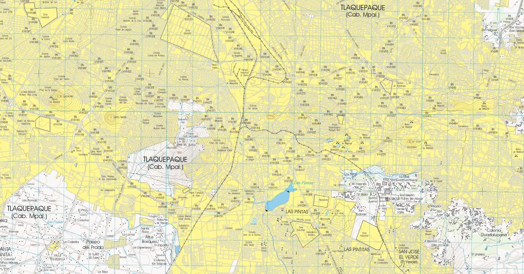 Plano de Tlaquepaque.