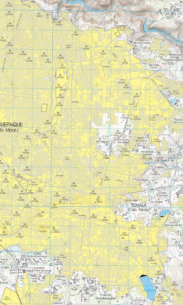 Plano de Tonalá, Jalisco.