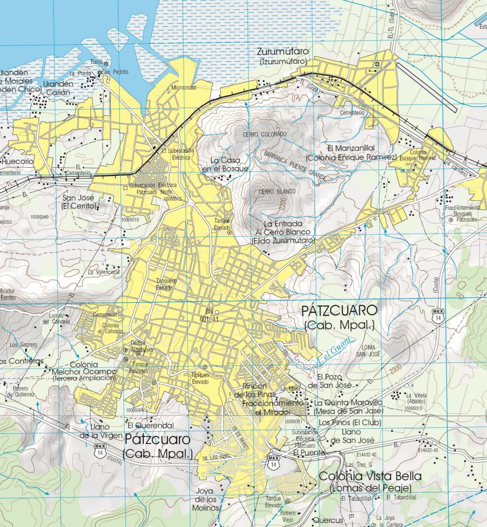 Plano de Pátzcuaro.