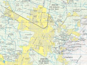 Plano de Zamora de Hidalgo
