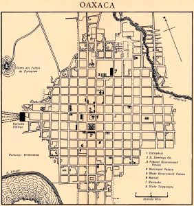 Ciudad de Oaxaca en 1918.