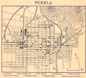 Puebla de Zaragoza en 1918.
