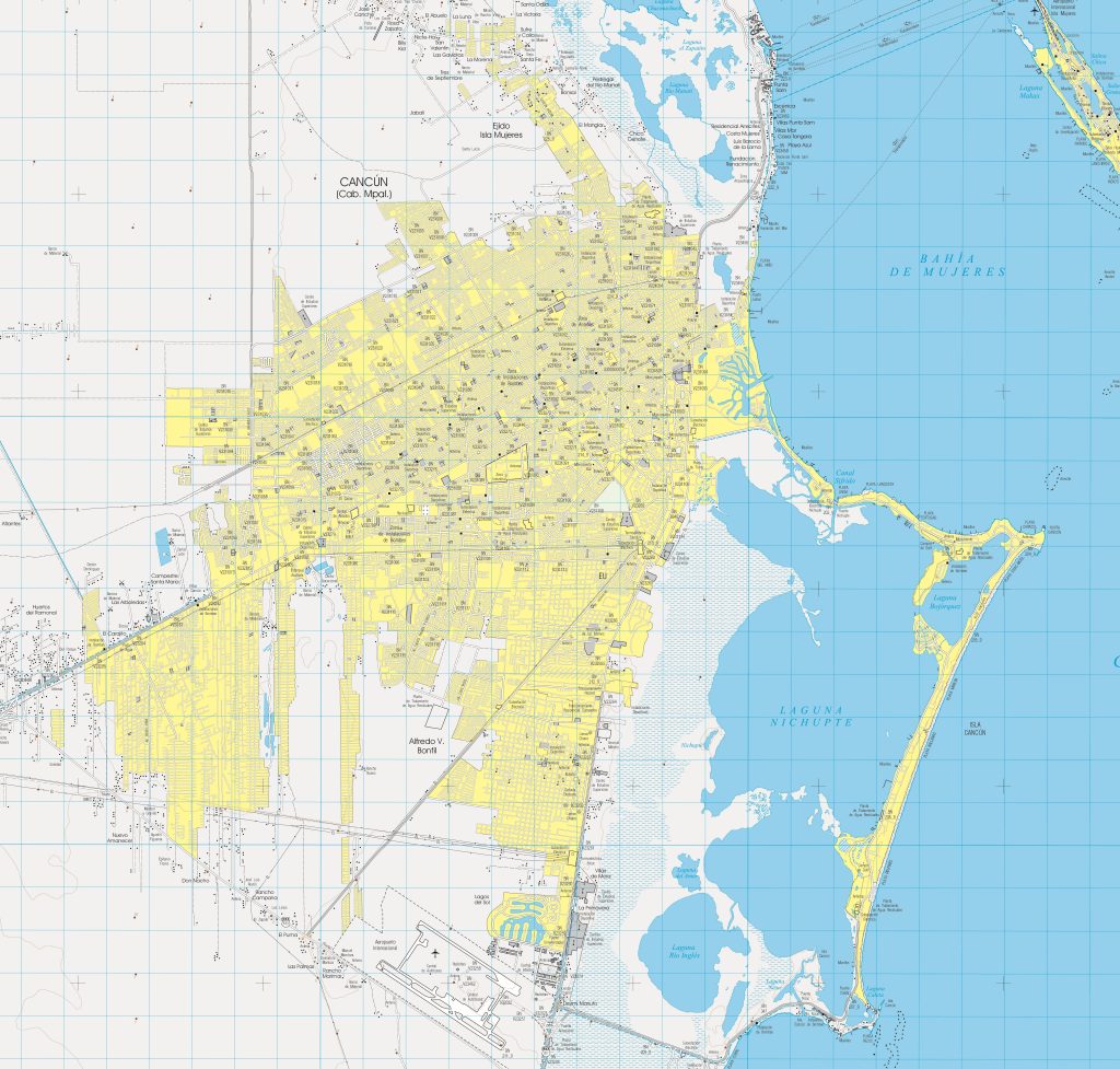 Plano de Cancún.