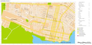 Mapa de Chetumal.