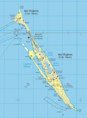 Plano de Isla Mujeres