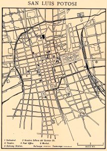 Ciudad de San Luis Potosí en 1918.