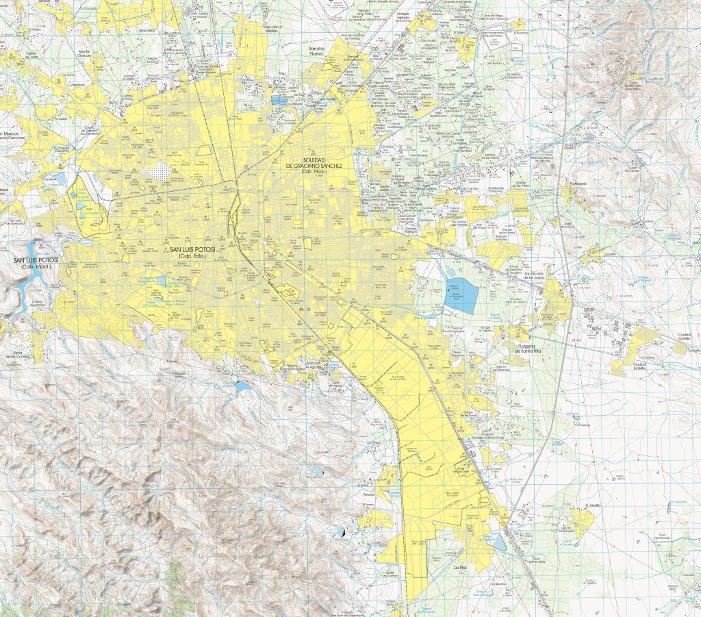 Plano de San Luis Potosí.