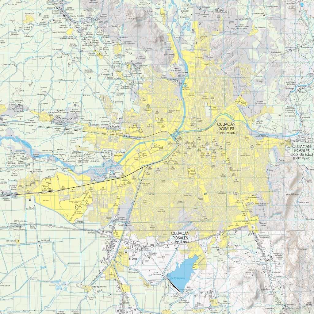 Plano de Culiacán.
