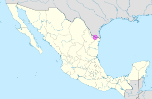 Mapa de ubicación de Reynosa en México.