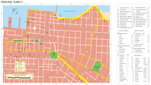 Zona centro-norte de la ciudad de Veracruz, México.