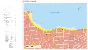 Zona centro-sur de la ciudad de Veracruz, México.