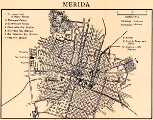 Mérida, Yucatán en 1918.