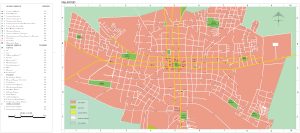 Mapa de Valladolid, Yucatán.